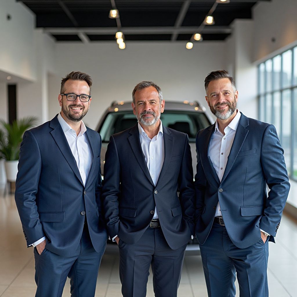 Equipo de ElectroAutos Argentina frente a la sede central