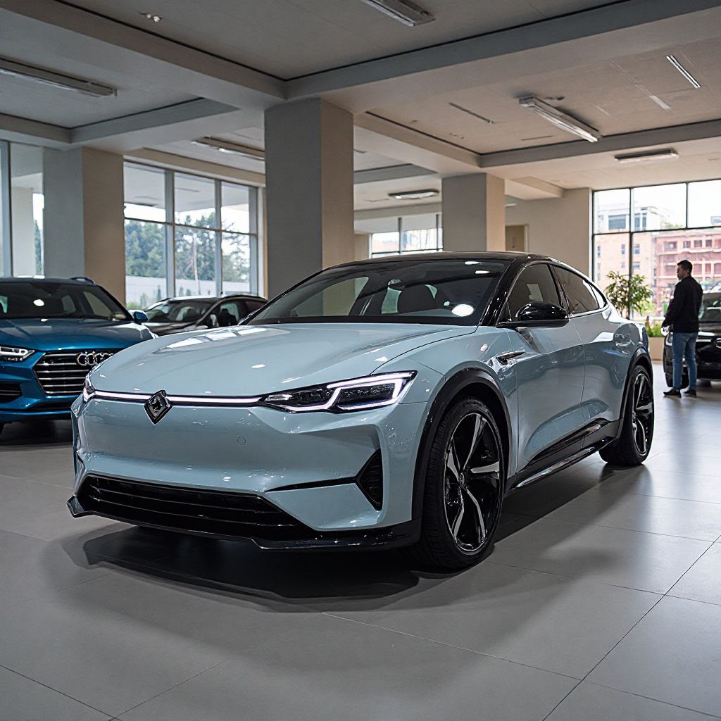 Sedan eléctrico de rango medio