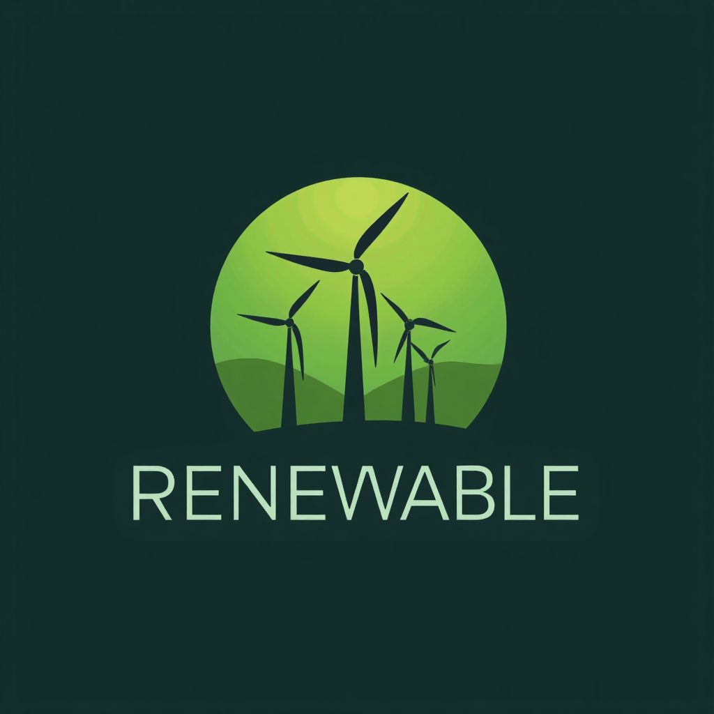 Logo de proveedor de energía renovable